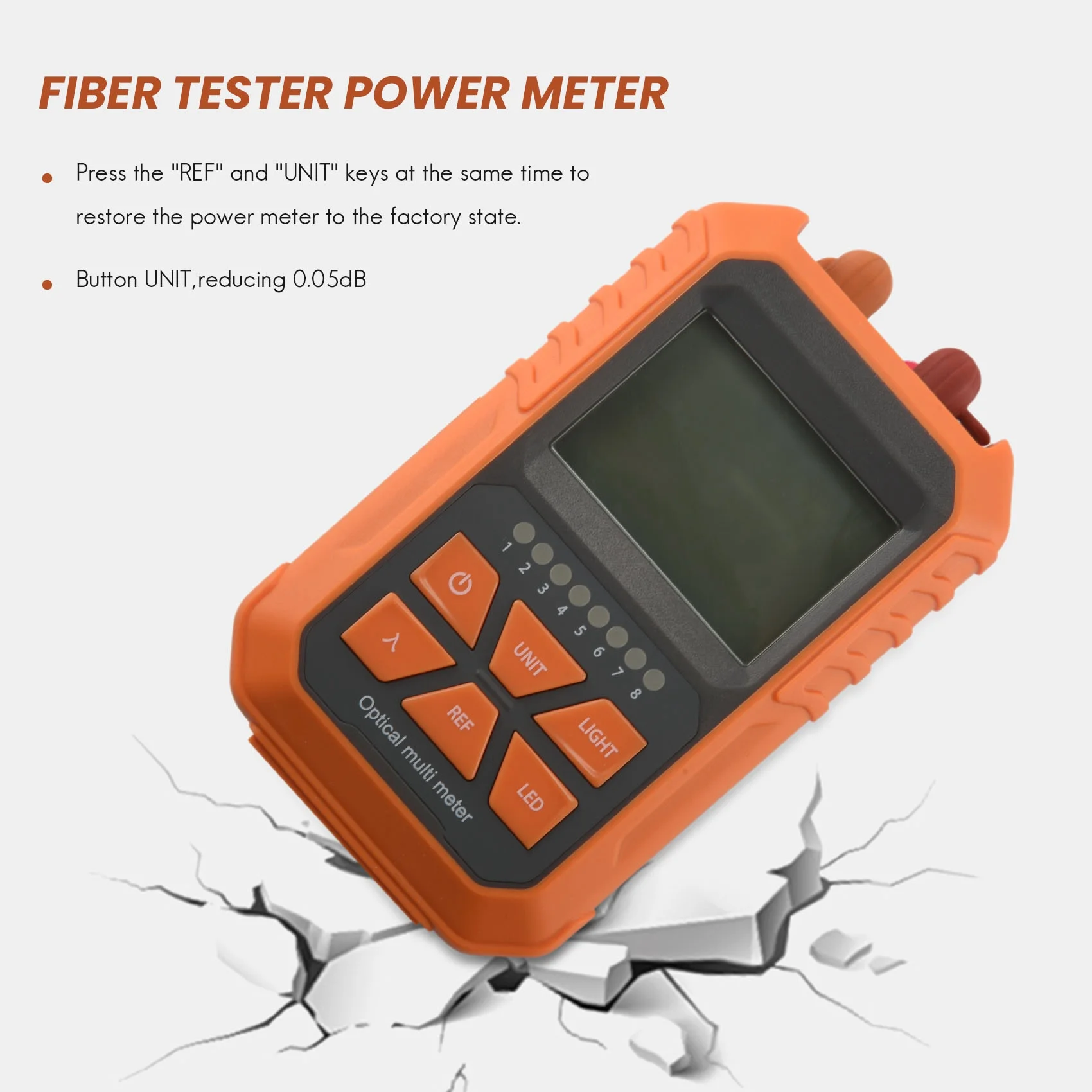 Optical Power Network Cable Test, Visual Fault Locator, 5km, 3in 1