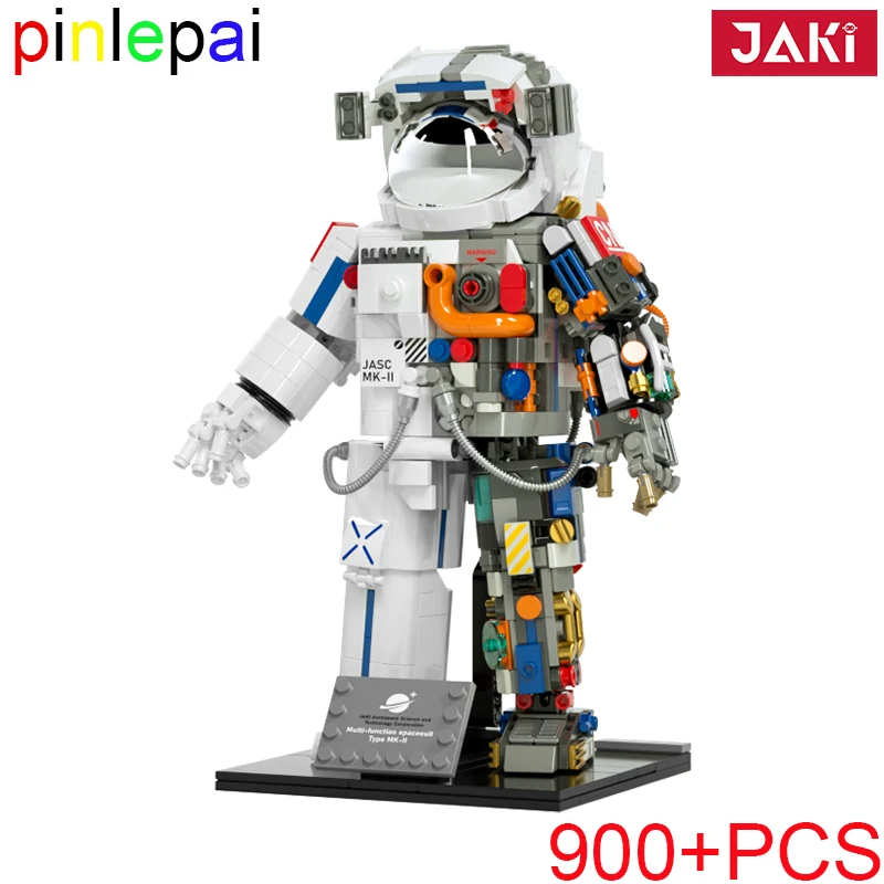 

Pinlepai Jaki Astronaut Space Building Block Bricks Blocks Spaceman Man Brick Model Exploration Toy Moc Aerospace Children Toys