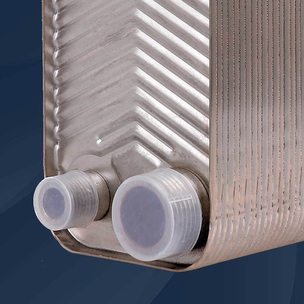 Plate Type Water Heater SUS304 For Hot Water Supply 24/32 Plates Stainless Steel Heat Exchanger Brazed