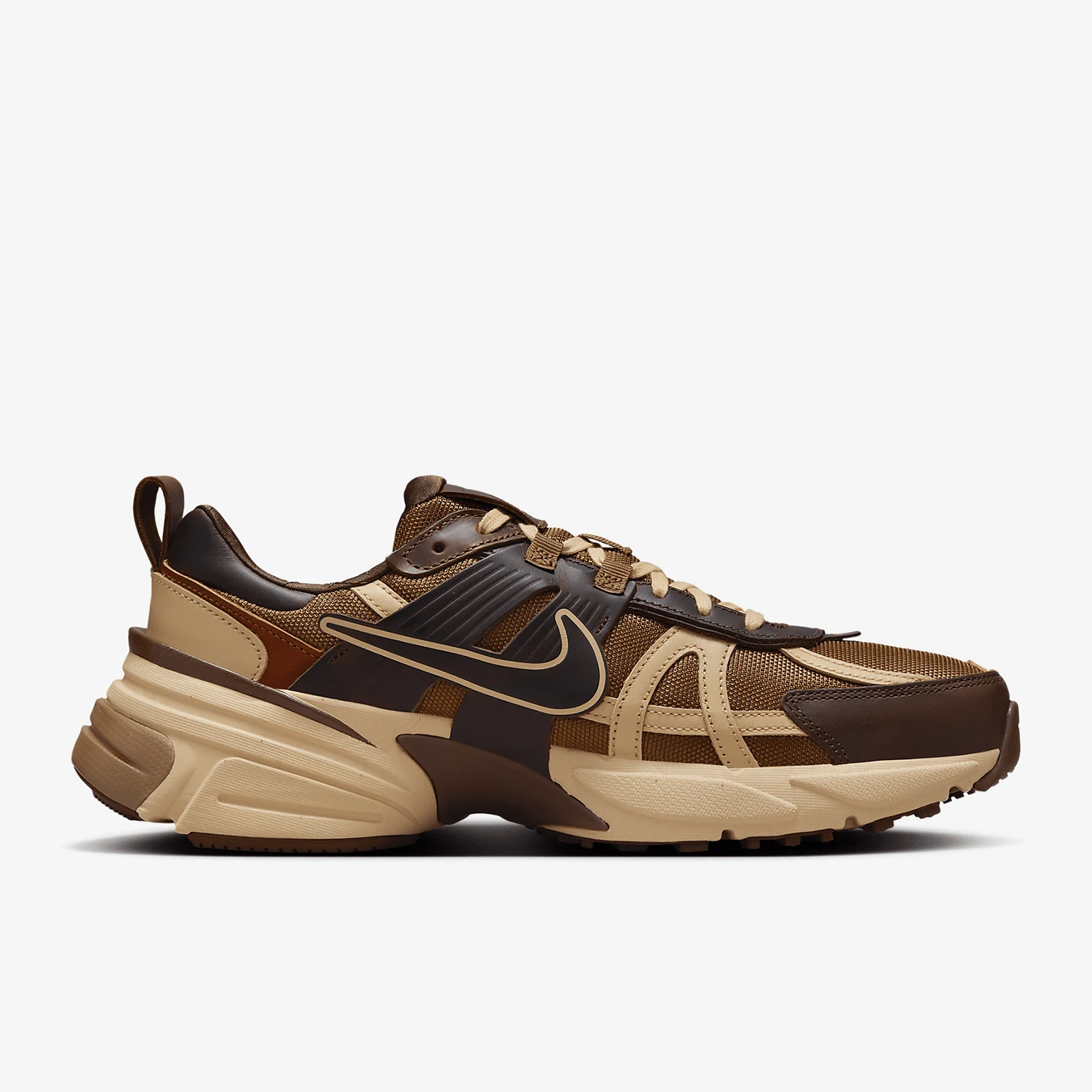 حذاء Nike Official V2K Run للرجال ريترو متين وجيد التهوية للأب HQ3445-222