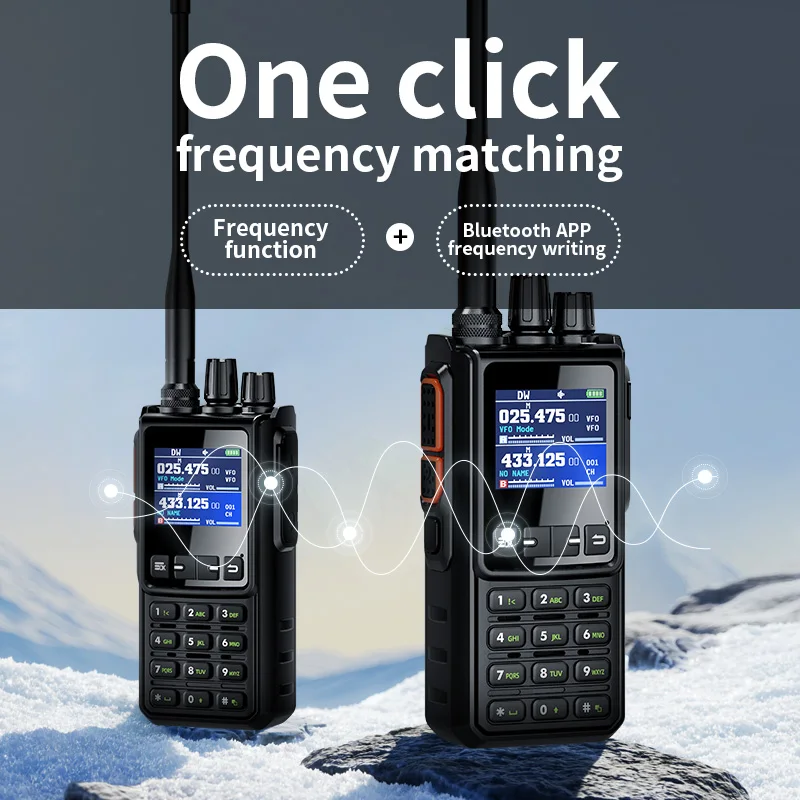 SHJ H28Y Pro Rádio de ondas curtas | Multi-Band CB/SSB/HF | Saída de 10 W | Bluetooth e escrita de PC | 960 canais com clipe e faixa de aviação | 136-174/400-52