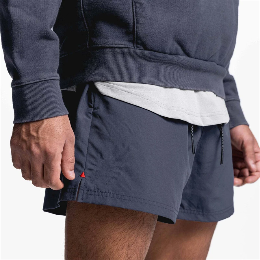 Pantalones cortos deportivos para hombre, Shorts de secado rápido con múltiples bolsillos, para correr, gimnasio, trotar, novedad de verano de 2022