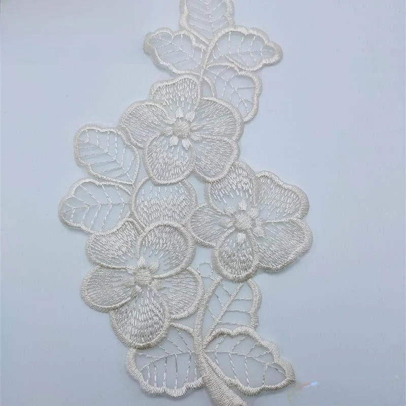 

Large Area Lace Fabric Patch Self Adhesive No Sewing Clothes Net Skirt Clothing Hole Repair Patch Home Textile