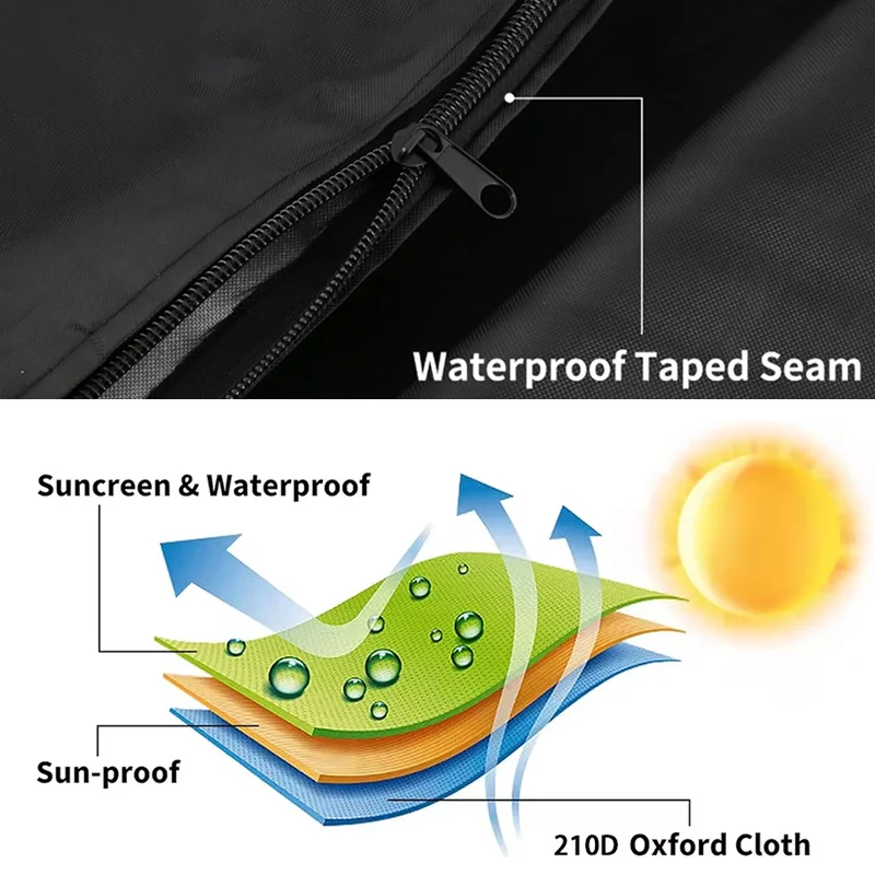 IBC Tank Cover 210D 1000 liter Blue Heavy Cloth Oxford UV Protection 300/600/800L Tote Cover Waterproof Dustproof Cover