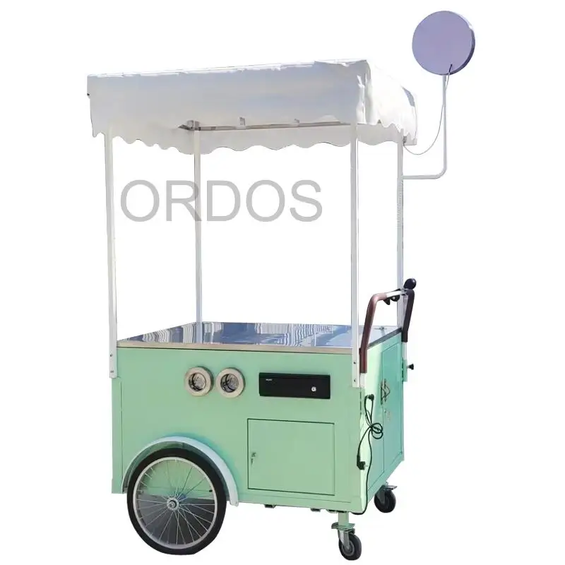 

Ice cream vending truck customized Prosky Mobile Mini Street Food Stall Cart For Thailand