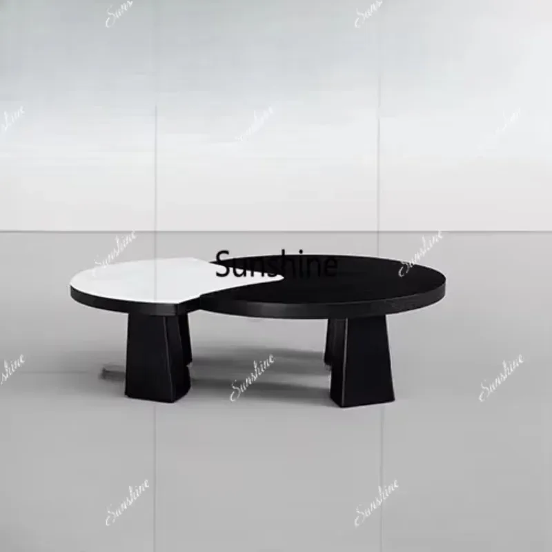 Medieval wabi and wind rectangular coffee table bionic marble countertop T*