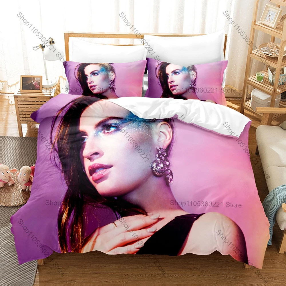 FLETCHER In Search Of The Antidote Dreamy Glow Portrait HD Print Bedding Set Duvet Cover + 2 Pillowcases Pop Teen Room Decor