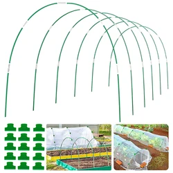 Garden Tunnel Hoops for Cover Netting Greenhouse Support Hoop Grow Tunnel Vegetable Greenhouse Bird Proof Protection Net Support