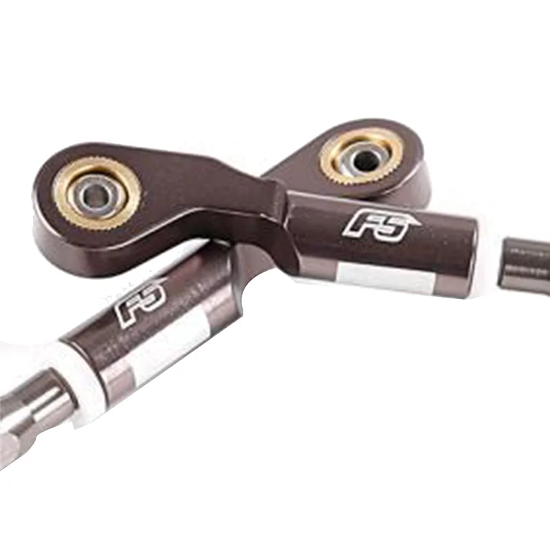 【ESSENTIALS 】1 Pair CNC Metal Steering Tie Rod Pull Rod For ROFUN F5 MCD Rr5 1/5 Rc Car On Road Replacement Parts Spare Parts