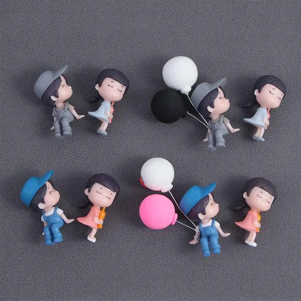 Parts Car Accessories Creative Cute Girls Gifts Center Console Action Figure Car Decoration Cartoon Couples Balloon Ornament