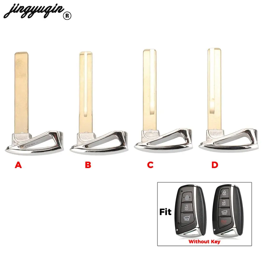 Jingyuqin For Hyundai Genesis 2013-2015 Santa Fe Equus Azera IX45 Remote Car Uncut Key Blade Blank TOY48 Replacement