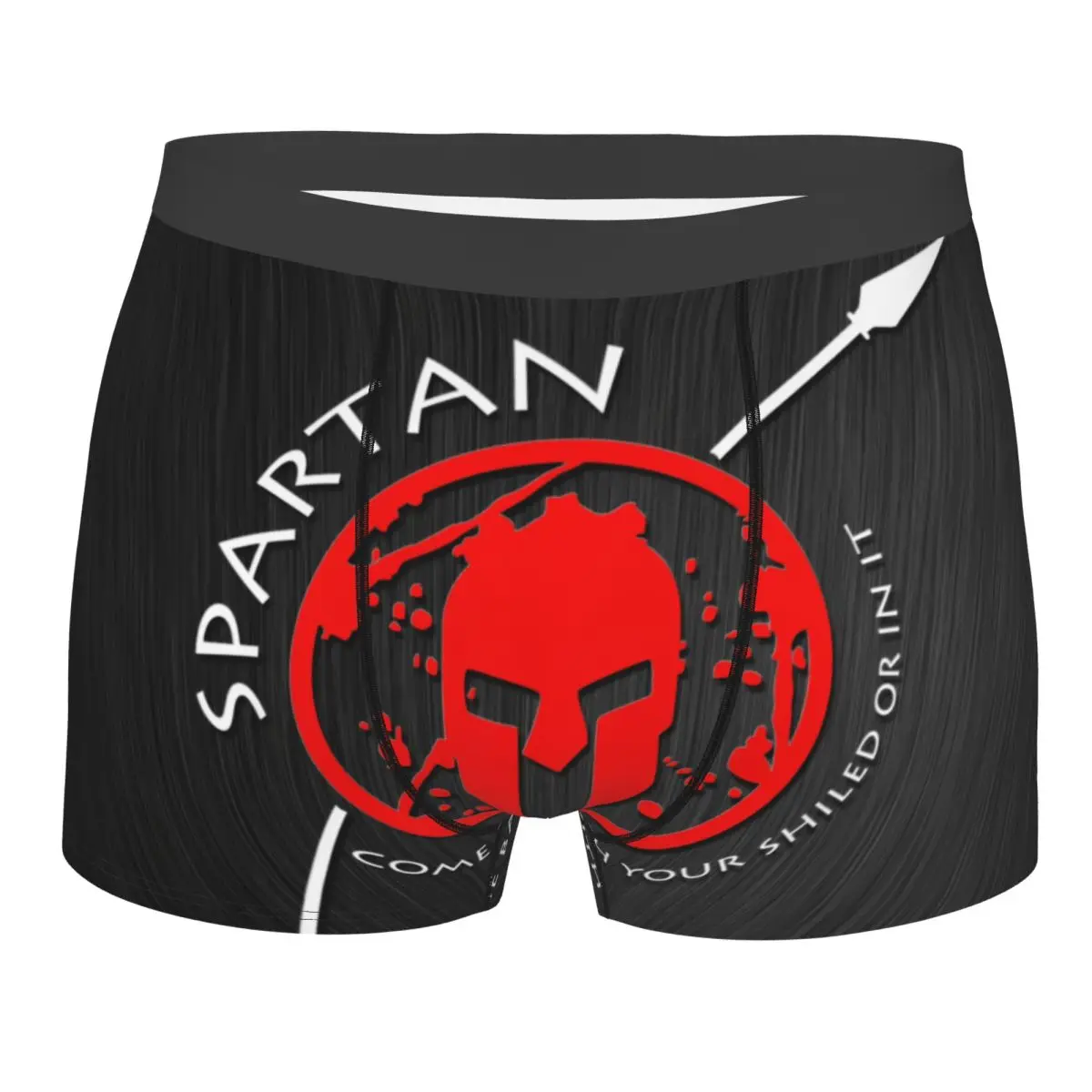 Custom Male Cool Spartan Race Sparta Spirit Underwear Boxer Briefs Men Soft Shorts Underpants