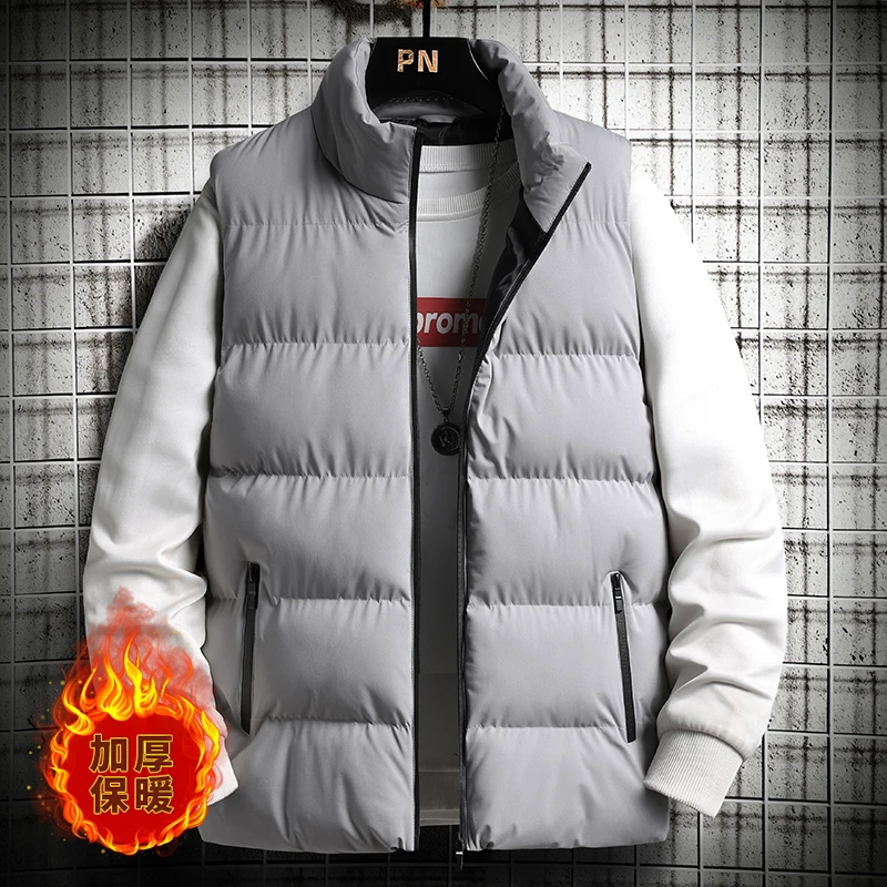 Męska zimowa gruba ocieplana k – Padded Vest Gilet recenzja i cena