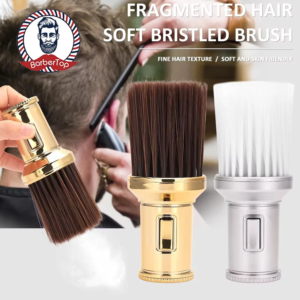 

Barbertop Soft Hairdressing Brush Neck Face Duster for Barbers Salon Stylist Professional Hair Cutting Cleaning Tool Accessory