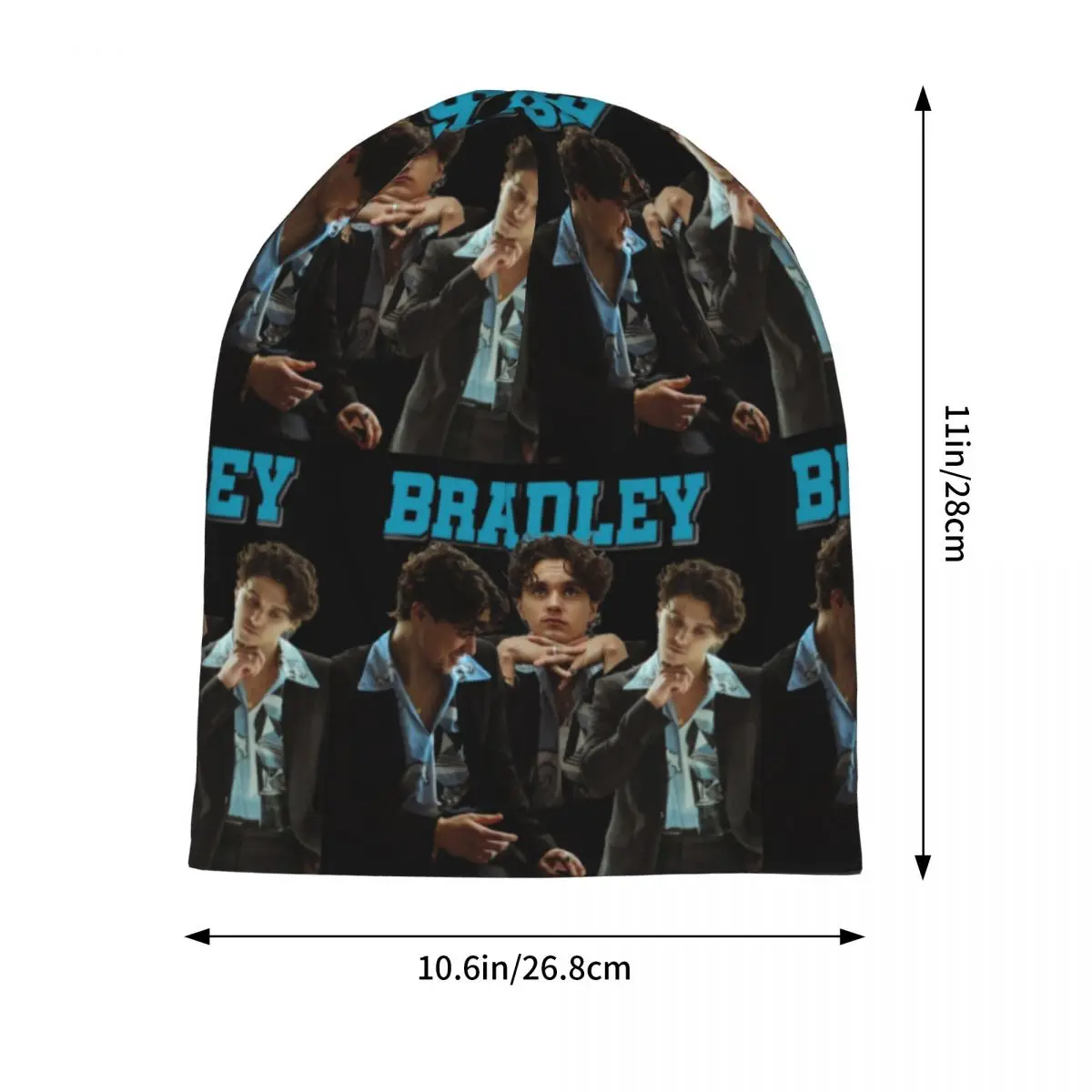 Brad Simpson The Vamps Warm Knitted Cap Fashion Bonnet Hat Autumn Winter Outdoor Beanies Hats for Unisex Adult