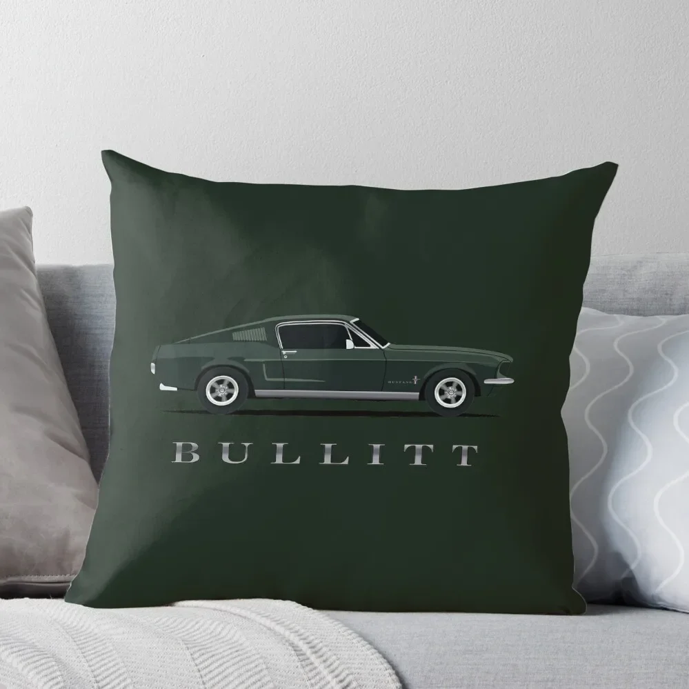 

Mustang Bullitt Throw Pillow Luxury Pillow Case Christmas Pillows