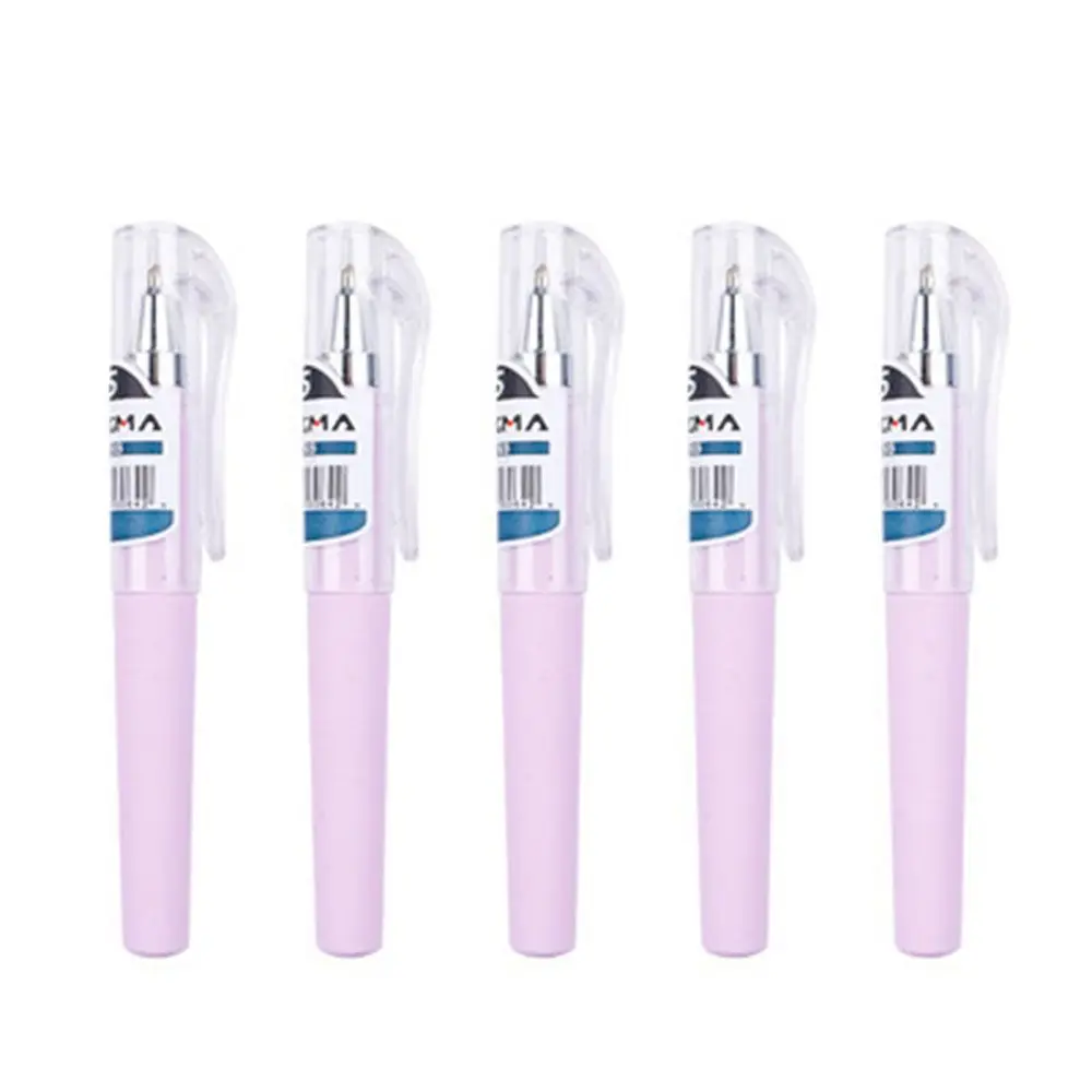 

5PCS Quick Dry Portable Students Pocket Pen Gel Pen Mini Ultra