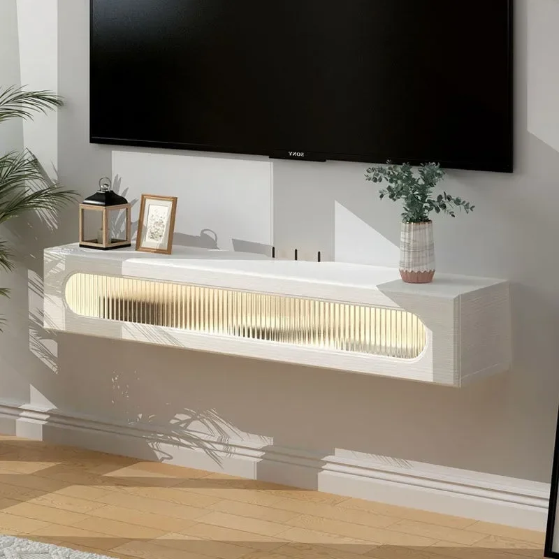Living Room Modern Tv Stands White Display Luxury Wall Shelf Wood Tv Table Designer Minimalist Suporte Para Tv Home Furniture