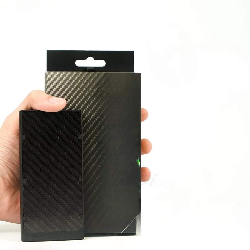 FOR  NB10000 GEN2 V2.0 Carbon Fiber Power Bank Portable Poverbank 10000mAh PD/QC3.0 18W Fast Charge for Mobile iPhone Xiaomi