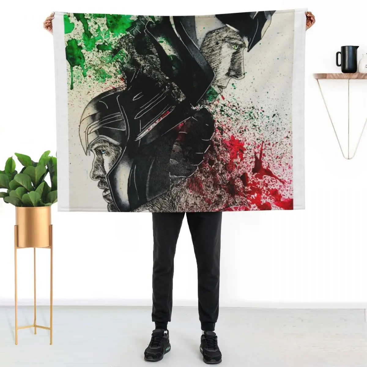 

Thunder and Mischief Throw Blanket Cozy Light Blanket for Travel Camping Picnic