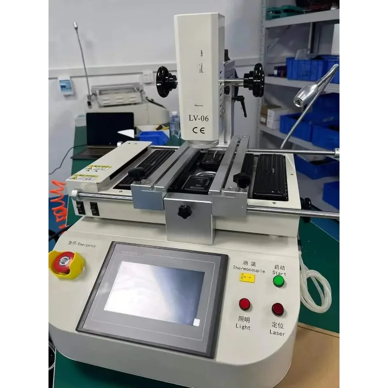 LV-06 Automatic BGA Repair Machine SMD CPU IC Chip Mould PCB Welding Equipment with Motor Core Components for Industrial Use