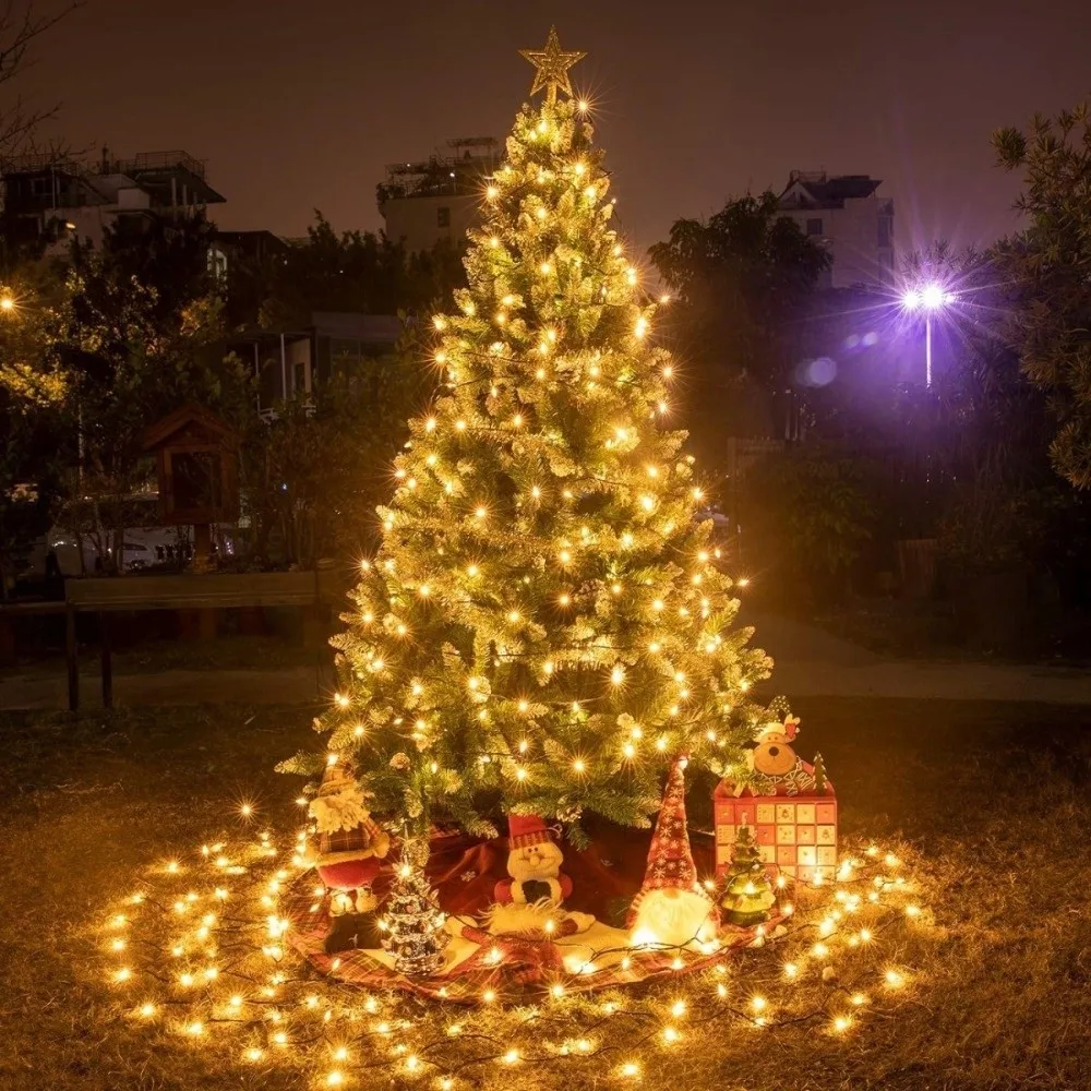 

Multicolored Fairy Christmas Tree Lights Waterproof Battery Operated Mini String Light Green Wire LED String Lights Xmas Tree
