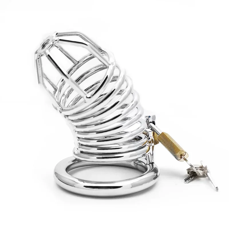 MaleChastityCageDeviceStandardCockCage مع حلقات المثيرة الحب قفل SexToysforMenAdultsCBTCuckold FetishBDSMGearAdult Novelties