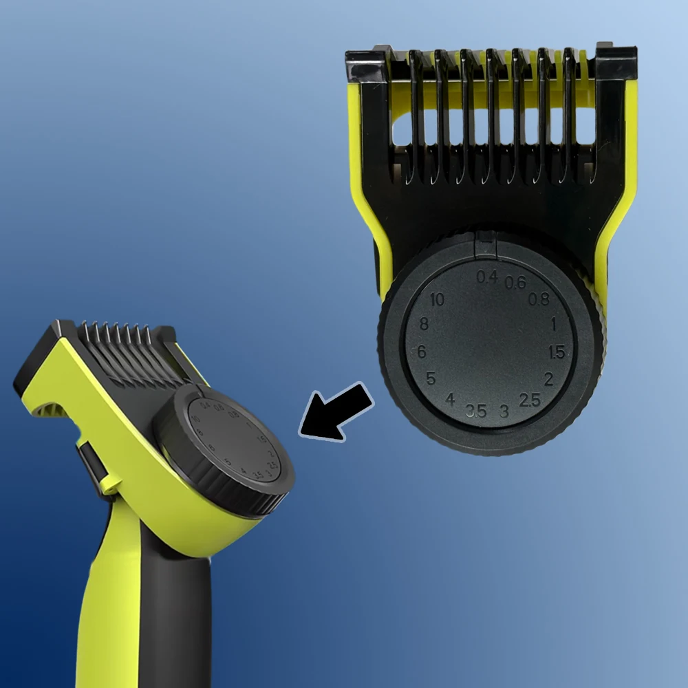 

1 комплект регулируемой направляющей расчески, упакованной в коробке, кисточкой и аксессуаром для стрижки волос в носу бесплатно, для Ph*l*ps OneBlade QP2520