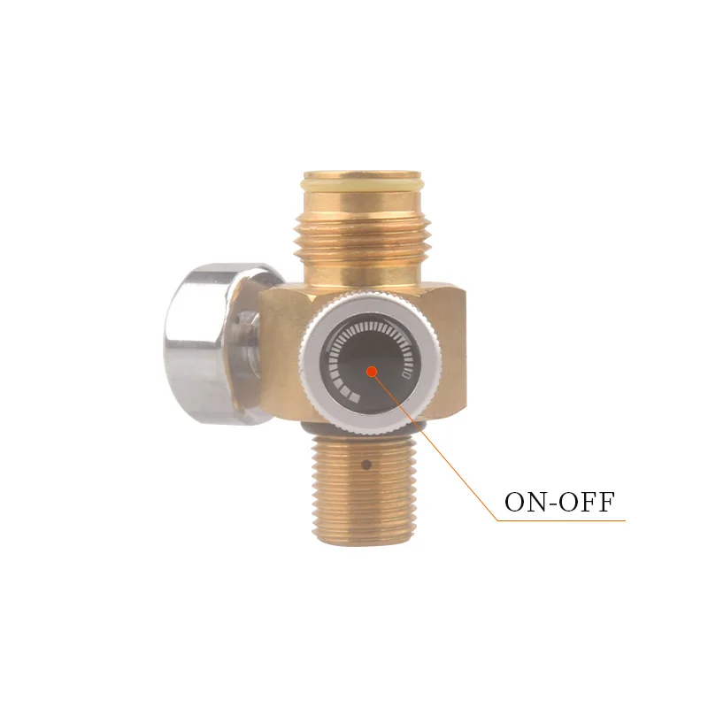 HPA Station Gas Cylinder Refill Filling Adapter On-Off Valve Air Tank Connector CO2 Scuba Soft Accesories For Diving Aquarium