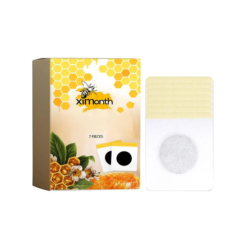 7pcs/box Bee Slimming Patch Belly Slimming Patch Lose Weight Detox Abdominal Navel Sticker Fast Burning Fat Improve Stomac