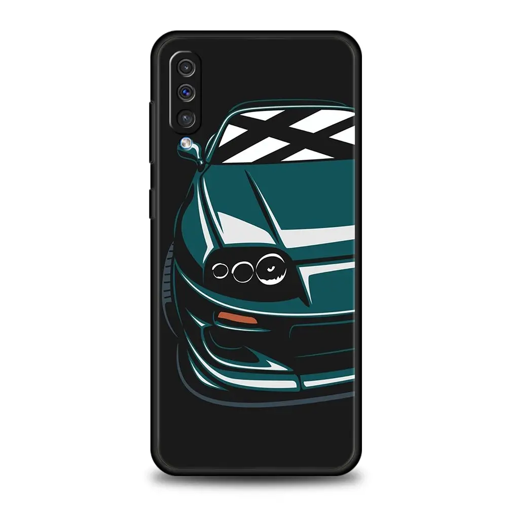 Phone Case For Samsung A24 A12 A14 A32 A50 A70 A20E A20S A10S A22 A34 A54 A42 A52 5G A02S A04s Cover JDM Type R Civic Sport Car