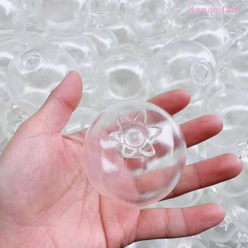 [DO]1/3Pcs Pomegranate Shaped TPR Empty Ball Skins Soft Texture Perfect For DIY Stress Ball Making[DO]