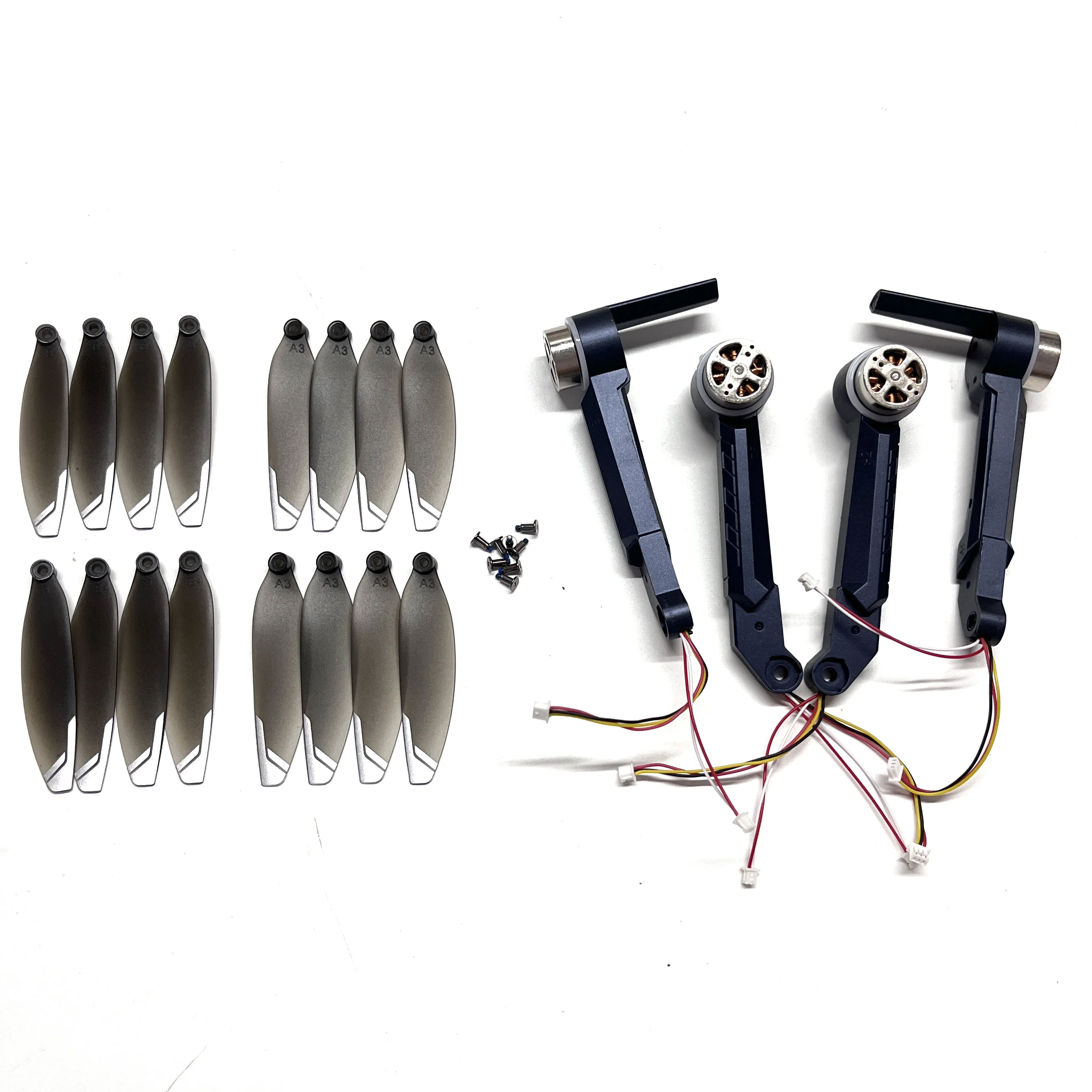 Braço/lâmina/hélice de motor sem escova original para lsrc novo gt8 dobrável rc quadcopter braço peças de reposição