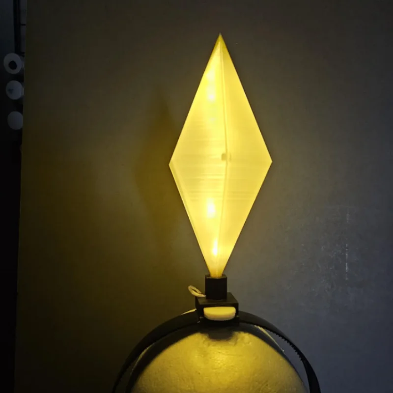 عصابة رأس لمبة مضيئة احتفالية - ربطة شعر متوهجة للعطلات لعيد الميلاد والكوسبلاي والمناسبات تحت عنوان.accesorios del cabello para niños