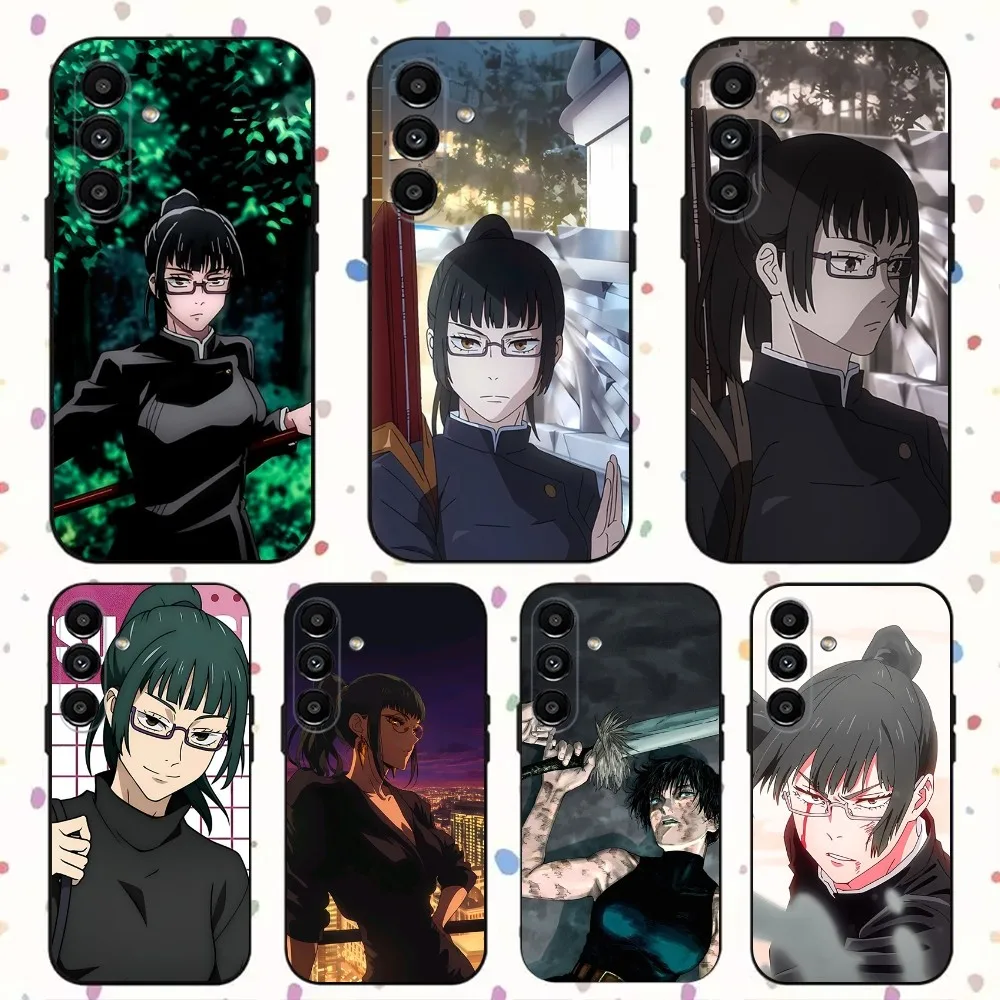 

Maki Zenin Jujutsu Kaisen Phone Case For Samsung S24,S21,S22,S23,S30,Ultra,S20,Plus,Fe,Lite,Note,10,9,5G Black Soft Cover