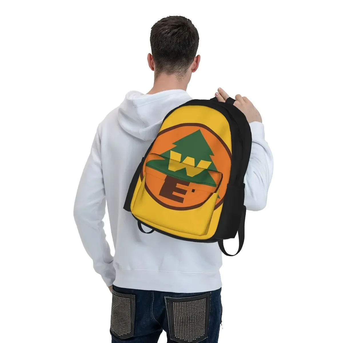 Wilderness Explorer Logo Backpacks Boys Girls Bookbag Students School Bags Cartoon Kids Rucksack Travel Rucksack Shoulder Bag