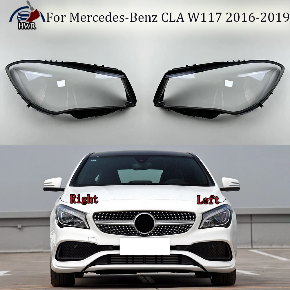 

Корпус фары, прозрачная крышка фары, абажур, линза из плексигласа для Mercedes-Benz CLA W117 2016 2017 2018 2019