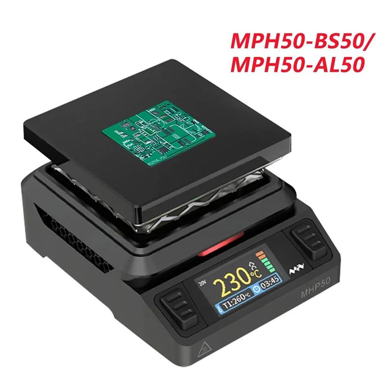 Miniware Soldering Station Constant Temperature Heating Station Built-In Cooling Fan 160X80 LCD Segmented Heat