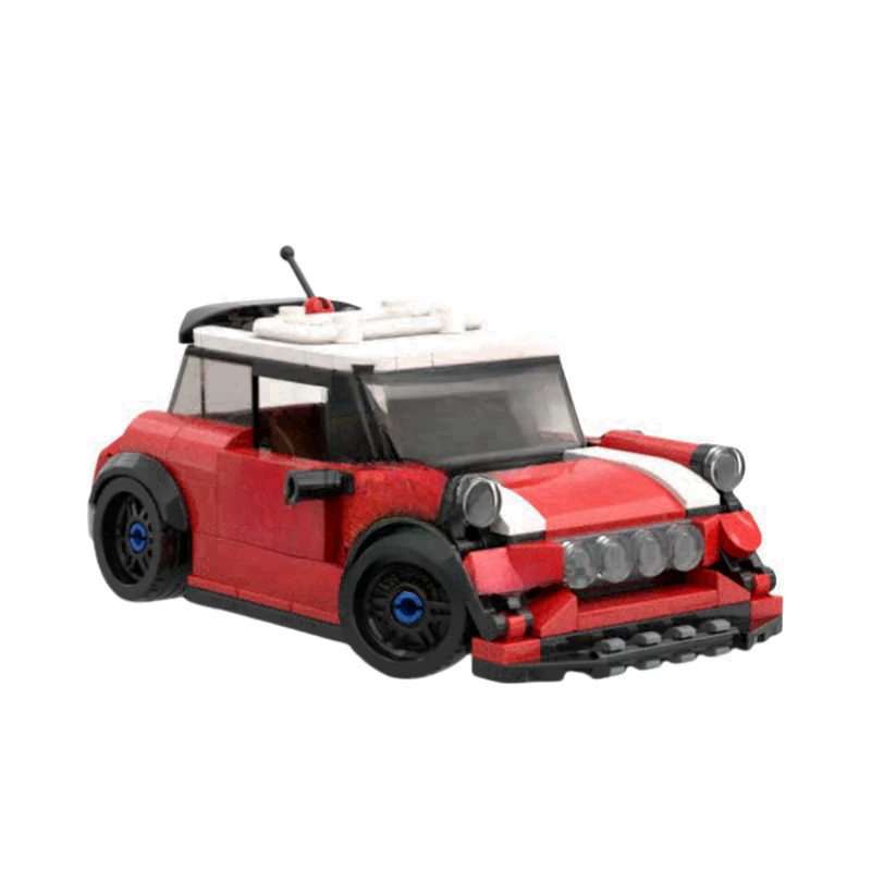

MOC building blocks toy Red Car model small particle 245pcs Creative holiday gift Boy birthday set