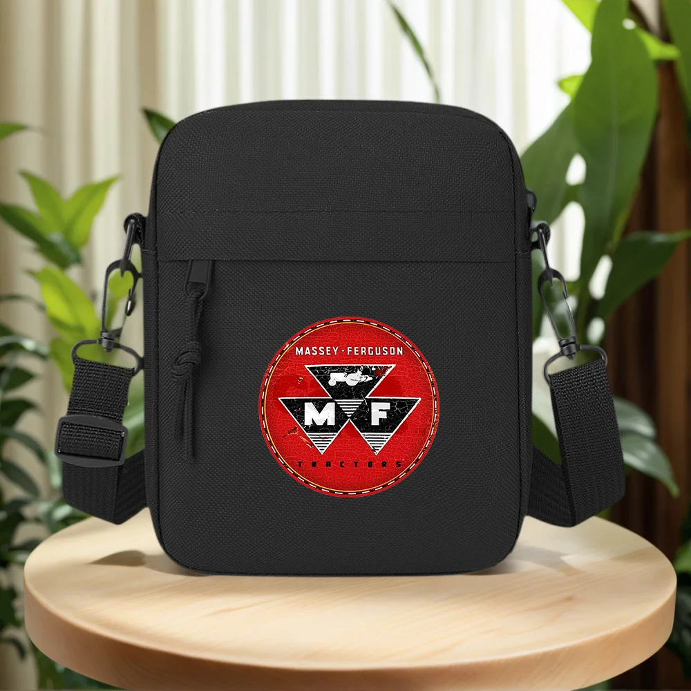 Massey Ferguson tractor emblem Men Crossbody Bag Single Shoulder Women Cartoon Anime Film Printing Design Unisex
