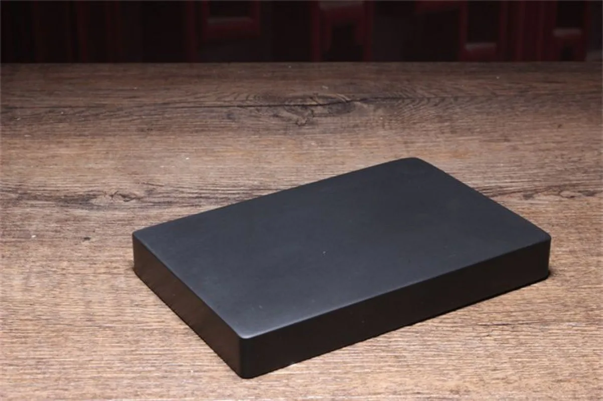 Natural Duan Inkstone Chinese Calligraphy Ink Slab Stone Writing Brush Tool