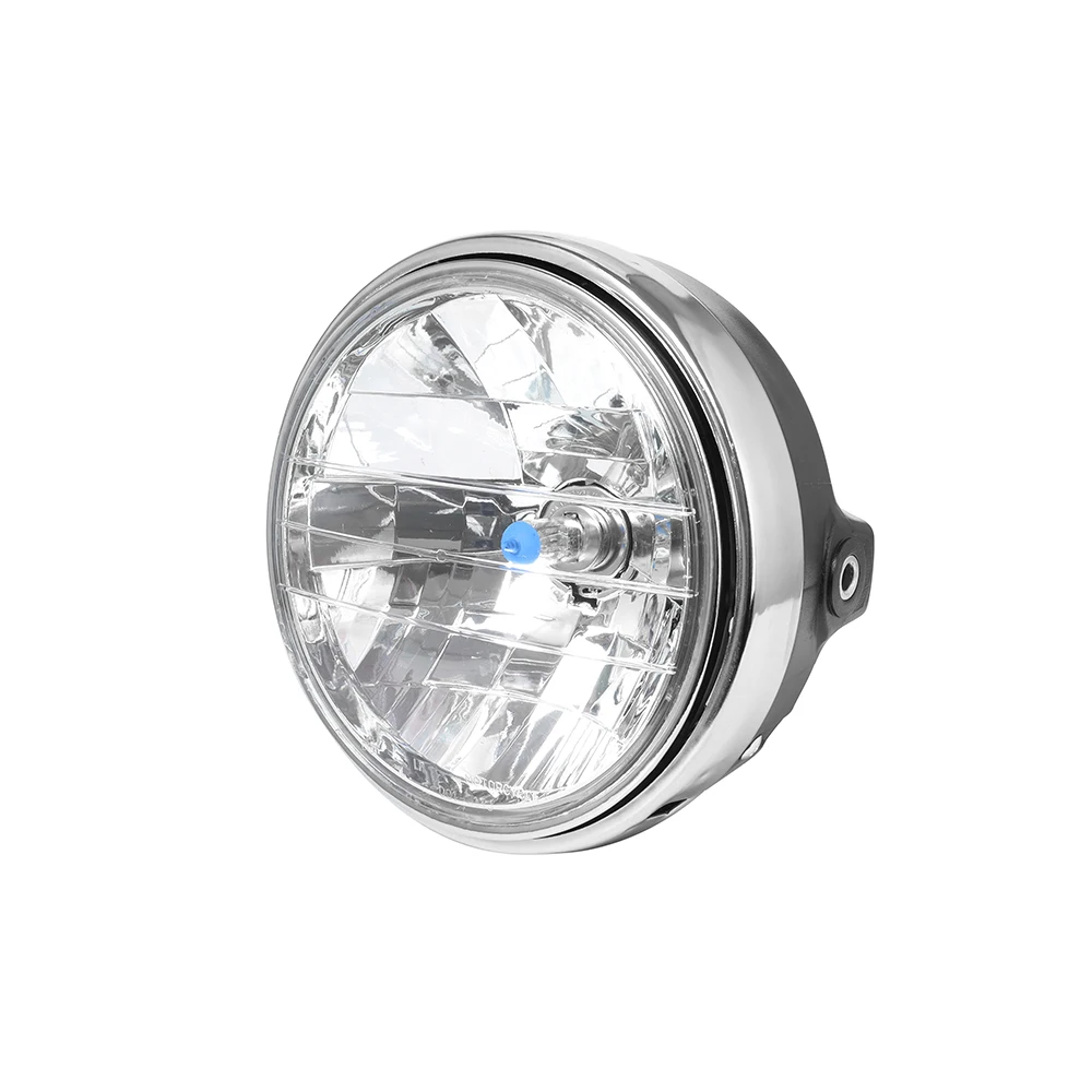 7 Inch 35W New Yellow Glass Clear Lens Beam Motorcycle Headlight Round LED HeadLamp for Wasps 600 900 CB400 / 900