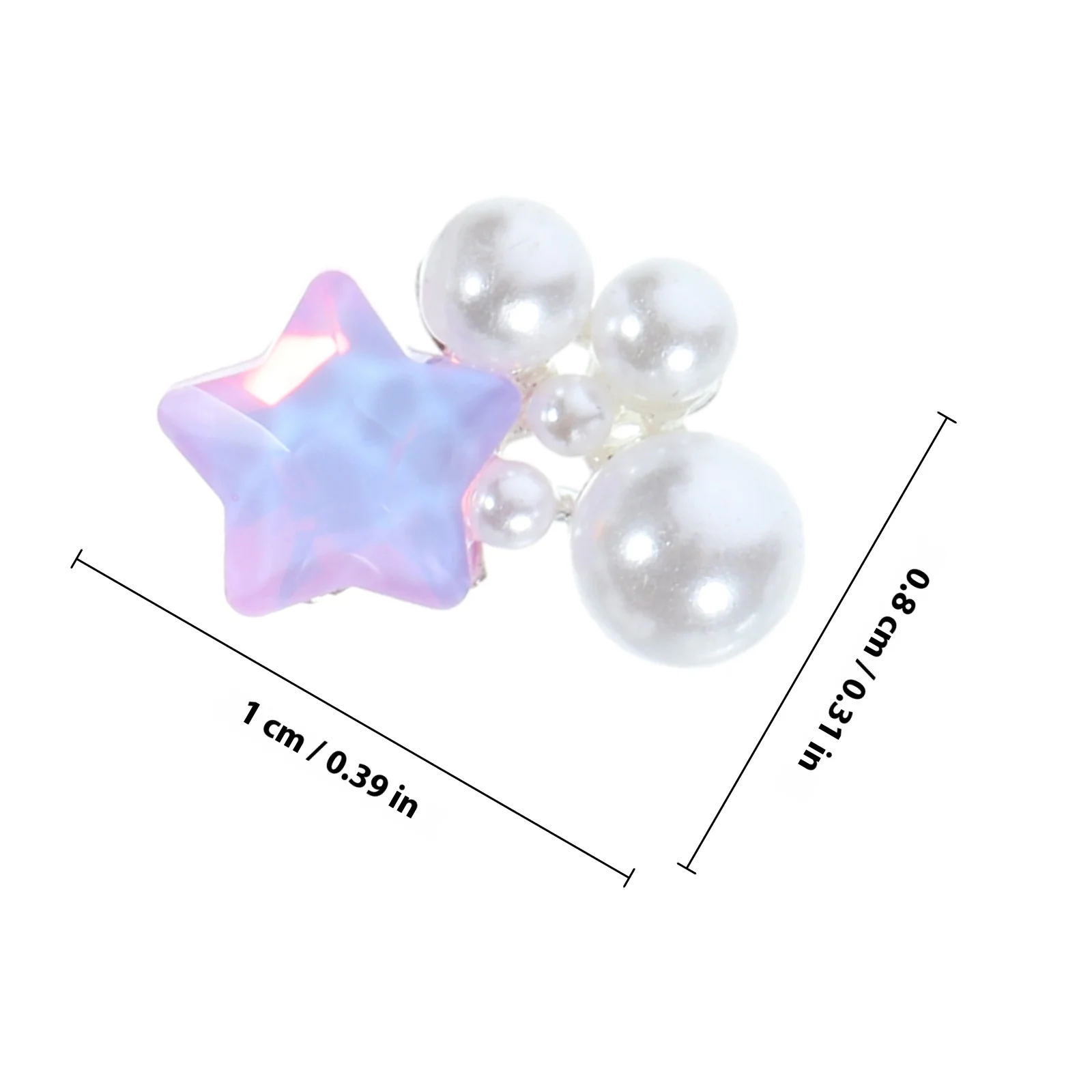 30 szt. Ozdób do paznokci, gwiazdki, perły, wytrzymałe kamienie do zdobienia paznokci dla kobiet, sztuczne paznokcie, ozdoby do manicure, małe paznokcie