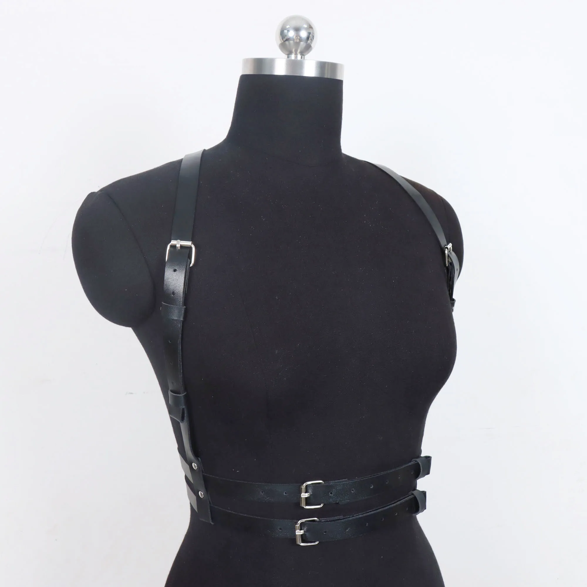 Mode sexy Körper geschirr Gürtel Fetisch Bondage Dessous Strumpfband Gürtel Leder Dessous Bein geschirr Punk Gothic Fetisch Kleidung