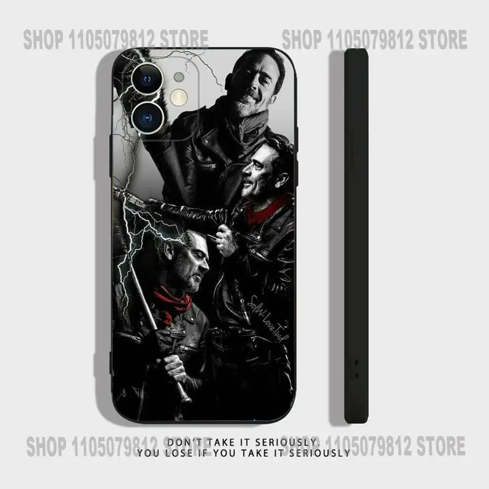 حافظة هاتف TWD T-The Walking Dead لهاتف iPhone 17 16,15,14,13,12,11,Pro,XS,Max,XR,Plus,Mini Soft Silicone Black مقاومة للصدمات