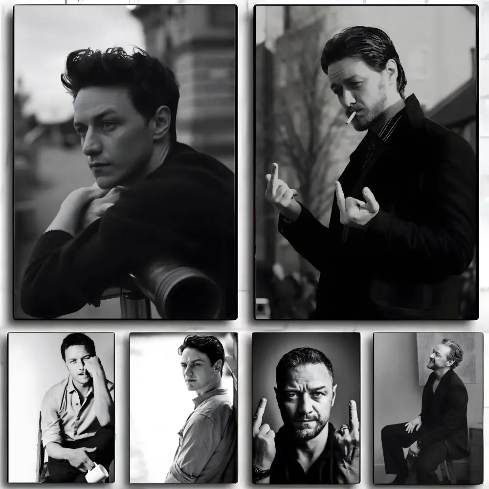 actor J-james M-mcavoy Poster Wall art print art suitable for living room bedroom bar parlor home decor gift