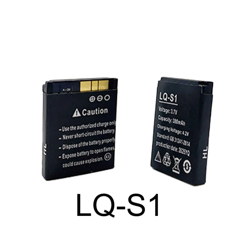 Батарея для умных часов LQ-S1 3,7 В 380 мАч литиевая аккумуляторная батарея для умных часов QW09 DZ09 W8 универсальная батарея для часов