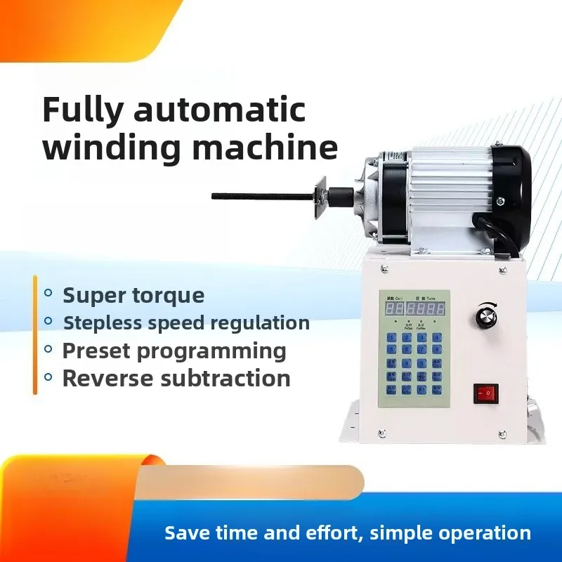Electric programmable counting enameled wire coil reverse forward rotation large torque transformer automatic winding machine