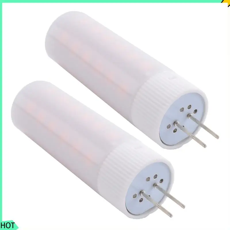 

AWAH 2Pcs 3W 230 Lm G4 LED Corn Lights 36 Leds SMD 2835 Flame Effect Warm White DC 12V ( Warm White, DC12V)
