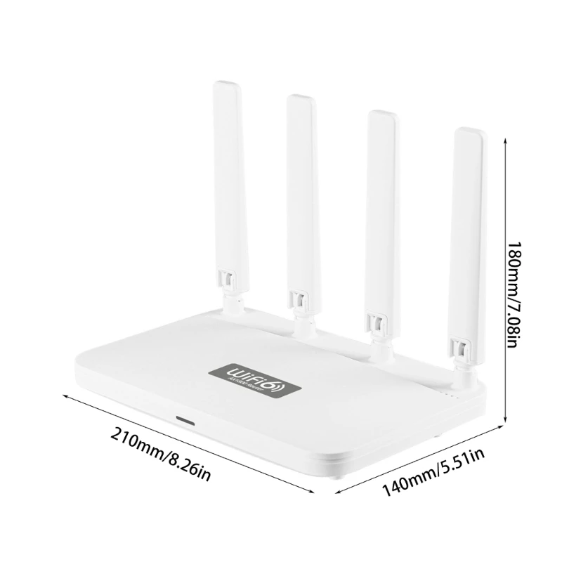 Imagem -04 - Expanda a Cobertura da Internet com Roteador Banda Dupla Ax1800 Wifi6 Gigabits